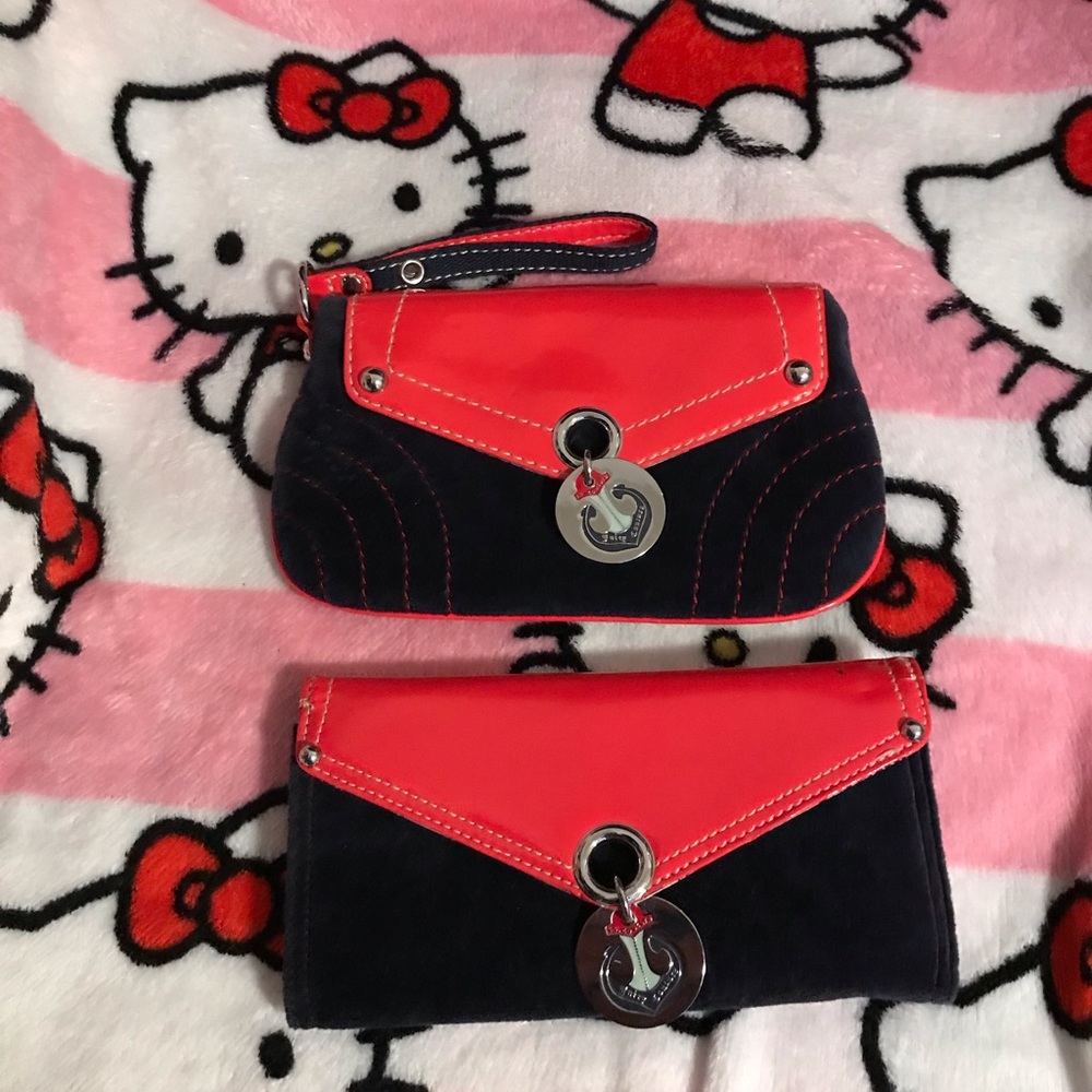 Juicy couture pouch and wallet
